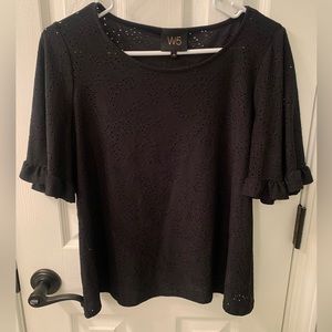 W5 Black Blouse